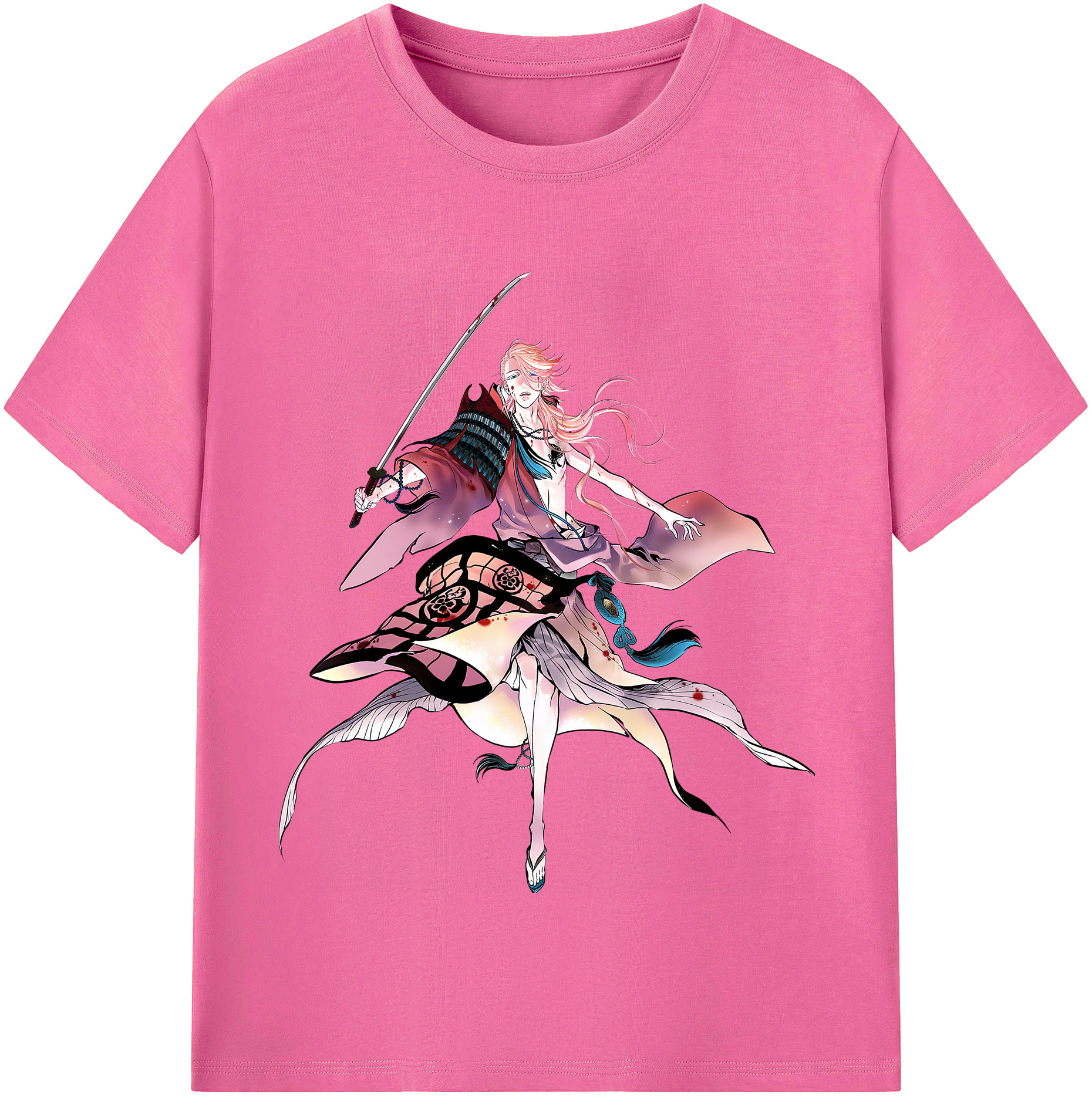 （画像用） 刀剣乱舞 Touken Ranbu レディースカジュアルプリントTシャツ（綿100％）